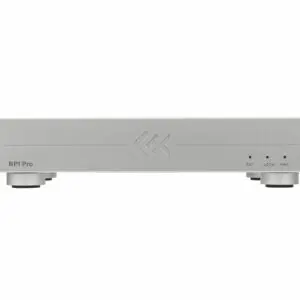 LHY Audio RPI Pro reference network streamer and bridge, silver, front view