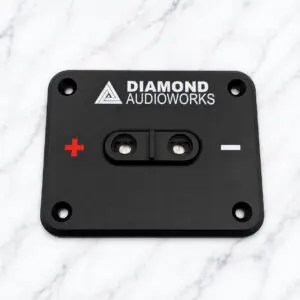 Diamond Audioworks TITAN Reference Speaker Binding Post Plate