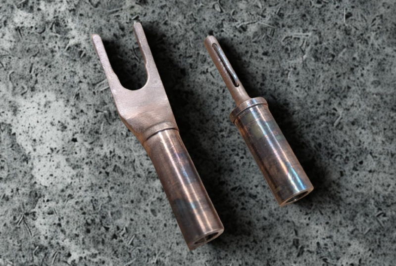 Diamond Audioworks copper speaker lugs