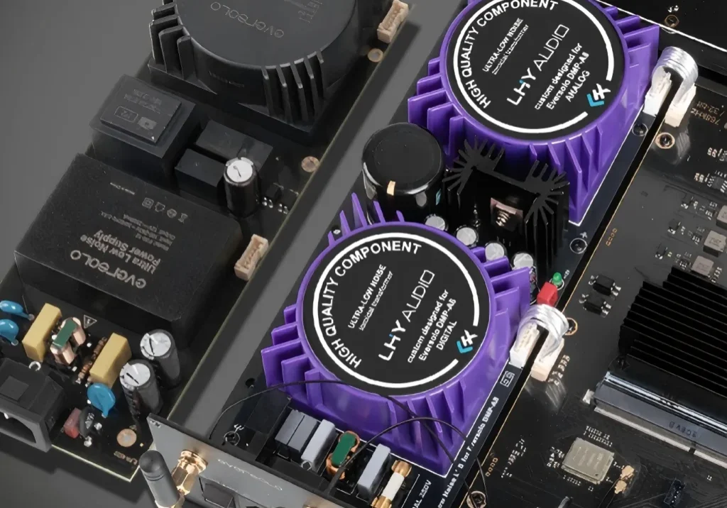 LHY Audio DMP A8 internal linear powersupply